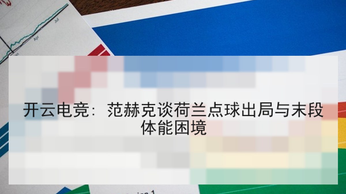 开云电竞: 范赫克谈荷兰点球出局与末段体能困境